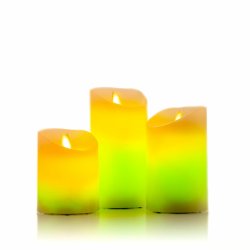 Flerfrgade LED-ljus med flimrande flammeffekt och fjrrkontroll