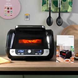 Luftfrits med Grill, Tillbehr och Receptbok InnovaGoods Fryinn