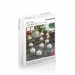 Set med Vrmeljus med LED Romandle InnovaGoods 12 antal