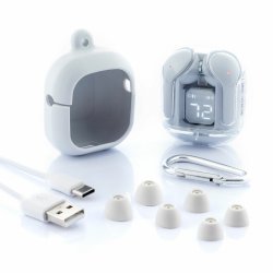 Trdlsa hrlurar med laddningsetui Grey InnovaGoods