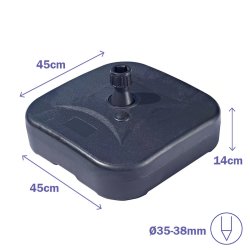 Marbueno Bas Paraply Plast 20L Tr�dg�rd, Pool och Terrass 10304