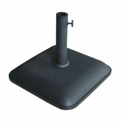 Parasollfot Marbueno Svart 45 x 7 x 45 cm Fyrkantig