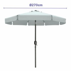 Naperny? Marbueno Vit  270 cm