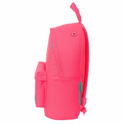 Laptopryggs�ck Nait Nait Fluor Rosa 31 x 41 x 16 cm