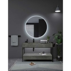 Badrumsspegel med LED-belysning Ledimex OPOR001-80 Speglar