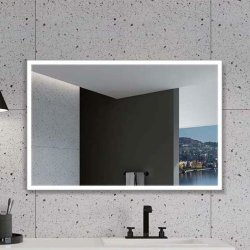 Badrumsspegel med LED-belysning Ledimex SUIZ010-60NG 60 x 80 cm