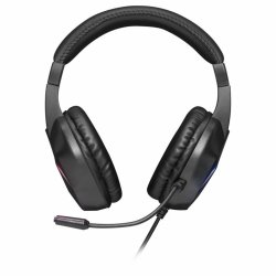 Hrlurar med mikrofon Gaming Mars Gaming MH122 Svart