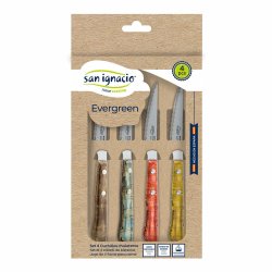 Set med kttknivar San Ignacio Evergreen BGEU-6076 Rostfritt st