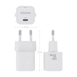 Vggladdare Aisens ASCH-35W1P022-W Vit 35 W (1 antal)