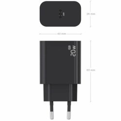 Vggladdare Aisens A110-0939 Svart 20 W