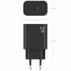 Vggladdare Aisens A110-0941 Svart 30 W