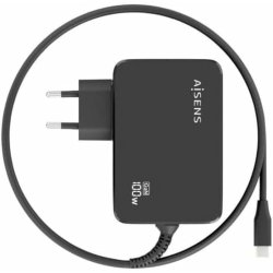 Laptopladdare Aisens ASCH-1PD100WL50-BK Svart 100 W