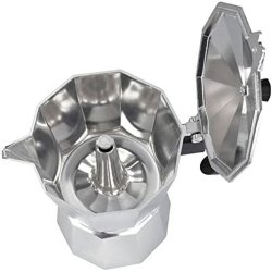 Italiensk Kaffepanna JATA CCA3          * Silvrig Aluminium 3 Cs