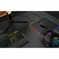 Musmatta med LED-belysning Krom NXKROMKNTRGB