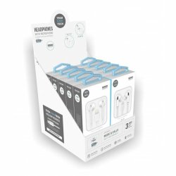 Hrlurar med Mikrofon Tech One Tech TEC1203 Vit 10 antal