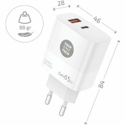 Vggladdare Tech One Tech TEC2270 65 W