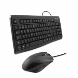 Tangentbord och Mus CoolBox COO-KTR-01U Svart Qwerty Spanska QWE