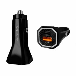 Billaddare Aisens ASCH-CAR2PQC-BK Svart 38 W