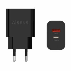 Vggladdare Aisens A110-0682 20 W Svart (1 antal)