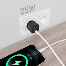 Vggladdare Aisens ASCH-25W1P013-BK 25 W Svart (1 antal)