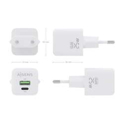 Vggladdare Aisens ASCH-25W2P014-W Vit 25 W (1 antal)