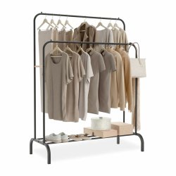 Hattstll Newlux Hangy Duo 30 Svart Metall 115 x 50 x 150 cm