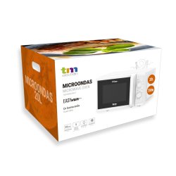 Mikrovgsugn med Grill TM Electron Vit 700 W 20 L