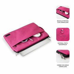 Fodral till Lsplatta Subblim SUB-LS-0PS0104 Rosa 15,6''