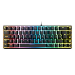 Tangentbord Krom NXKROMKALISTASP Qwerty Spanska Svart