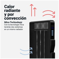 Vrmeelement Universal Blue 4020B UCRM9004 Svart 2000 W