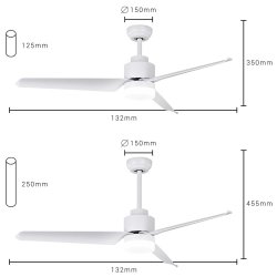 Takflkt med belysning SPC Internet 6499B MAX2 43 W Vit