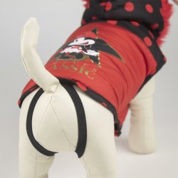 Hundrock Minnie Mouse Svart Rd XXS