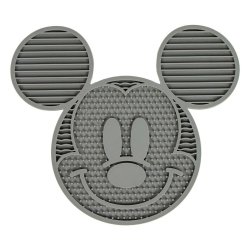 Hundmatare Mickey Mouse Gr Silikon 28 x 15 x 1,5 cm
