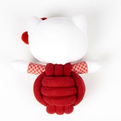 Hundleksak Hello Kitty Rd Polyester Bomull