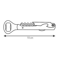 Flaskppnare fr servitrer Tescoma Presto Rostfritt stl Plast
