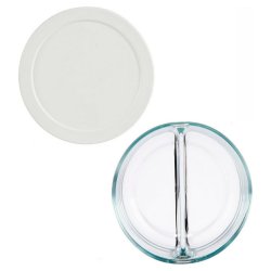 Lunchlda Pasabahce 530683-1113225 Vit Transparent Glas 2 Fack