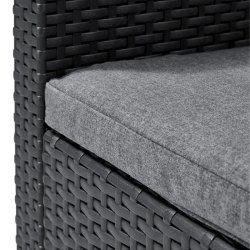 Trdgrdssoffa Allibert by KETER San Remo syntetisk rattan Mrkg