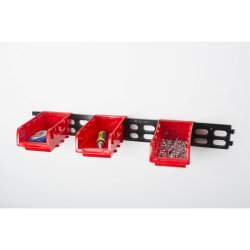 Set med stapelbara frvaringsldor Kinzo Rd 12 x 10 cm polyprop