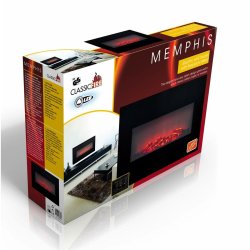 Dekorativ och elektrisk ppen spis fr vgg Classic Fire Memphis