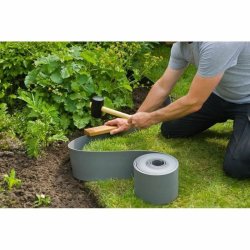 Tr�dg�rdsstaket Nature Gr� Polyetylen 7,5 cm x 10 m