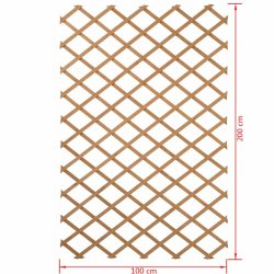 Gitter Nature Tr Naturell 1 x 2 m
