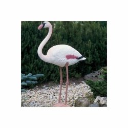 Dekorativ Trdgrdsfigur Ubbink Harts Rosa flamingo