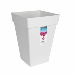 Kruka Elho  29,5 cm Vit polypropen Plast Fyrkantig Modern