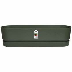 Blomlda Elho   50 cm Svart Plast