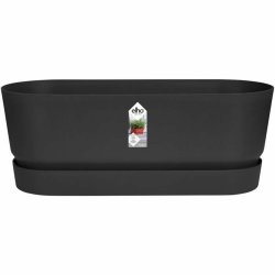 Blomlda Elho   Svart 50 cm Plast Oval