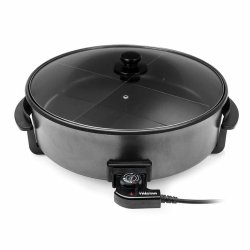 Elektrisk Gryta Tristar PZ-9145 1500 W  40 cm Svart Metall