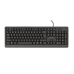 Tangentbord Trust 23880 Svart Engelska EEUU QWERTY