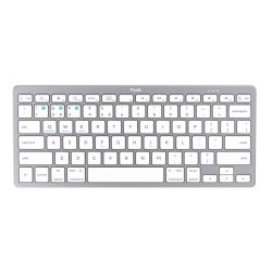 Trdlst Tangentbord Trust 24651 Qwerty US Silvrig Svartvit
