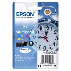 Original Blckpatron Epson C13T27054012 Trefrgad Gul Svart Turk