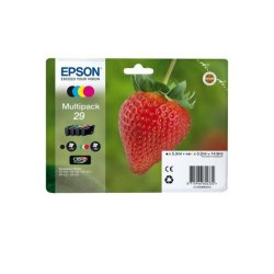 Original Bl�ckpatron Epson Multipack 29 Gul Svart Turkos Magenta